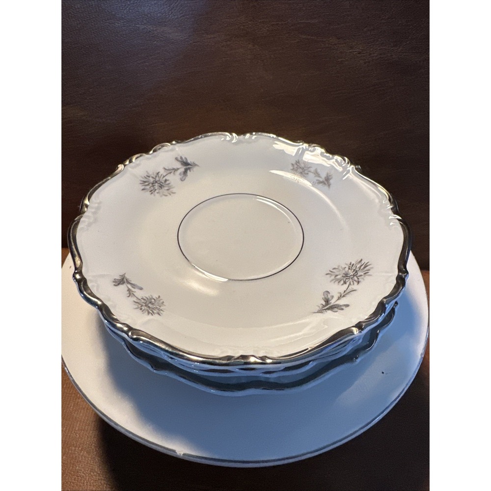 Aladdin Fine China Summer Time 4- Saucer Made in Germany Bavaria